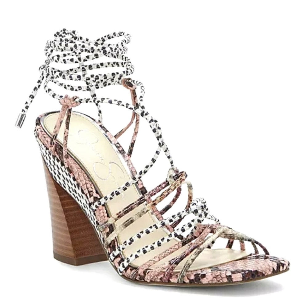 Jessica Simpson Milaye Strappy Dress Sandals -COOPER-PINK  Size 9. NEW in a BOX